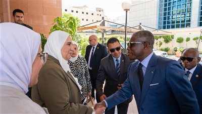 وزيرة التضامن تستقبل نائب رئيس جمهورية غينيا الاستوائية، تفاصيل