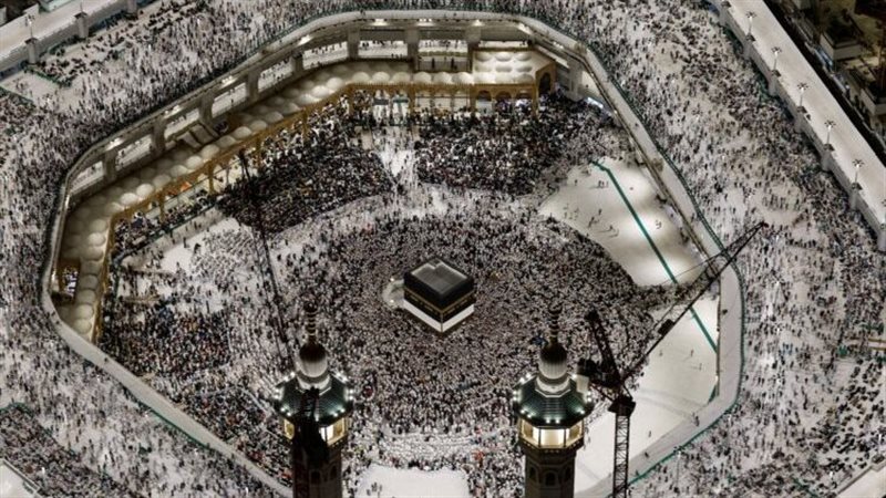 الطواف حول الكعبة،