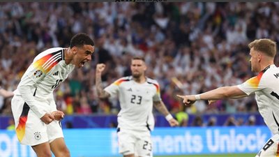 منتخب ألمانيا يقسو على إسكتلندا بثلاثية نظيفة في الشوط الأول 