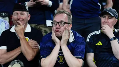 حزن وحسرة على وجوه جماهير إسكتلندا بعد خماسية ألمانيا في افتتاح يورو 2024 (صور)