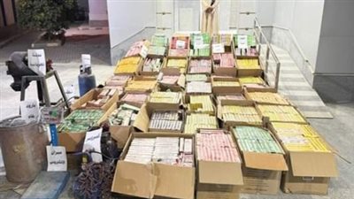 التحفظ على مليون و200 ألف قطعة ألعاب نارية داخل ورشة قبل ترويجها في العيد بالفيوم