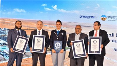 محطة الدلتا الجديدة لمعالجة مياه الصرف الزراعى تدخل جينيس بـ 4 أرقام قياسية 