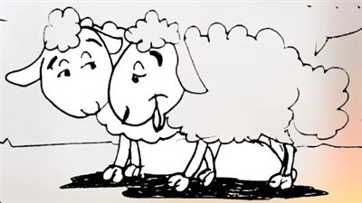 خروف العيد في كاريكاتير فيتو