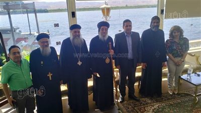 مدير أمن الأقصر يستقبل وفدا قبطيا للتهنئة بعيد الأضحى (صور)