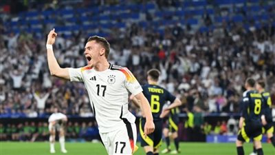 ألمانيا تتقدم على أسكتلندا بهدف بعد مرور 15 دقيقة 