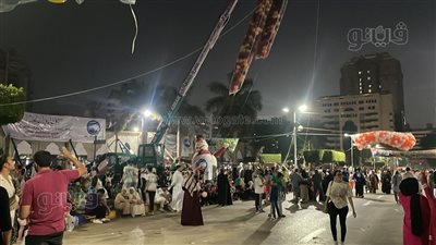 توافد المصلين على ساحة مصطفى محمود لتأدية صلاة عيد الأضحى (فيديو وصور) 