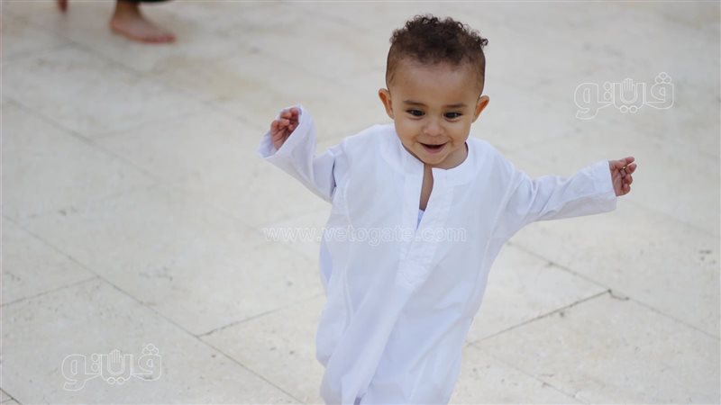 فرحة الأطفال بصلاة