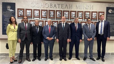 وزير التعليم العالي يزور الجامعة الوطنية للأبحاث النووية في روسيا
