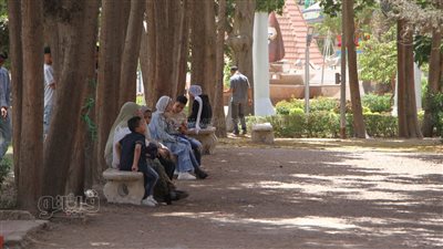 إقبال المواطنين على الحديقة الدولية في أول أيام عيد الأضحى (صور)