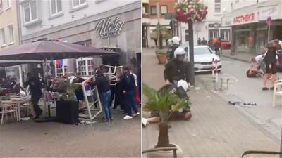 بالمقاعد والطاولات والزجاجات، حرب شوارع بين جماهير إنجلترا وصربيا (فيديو)