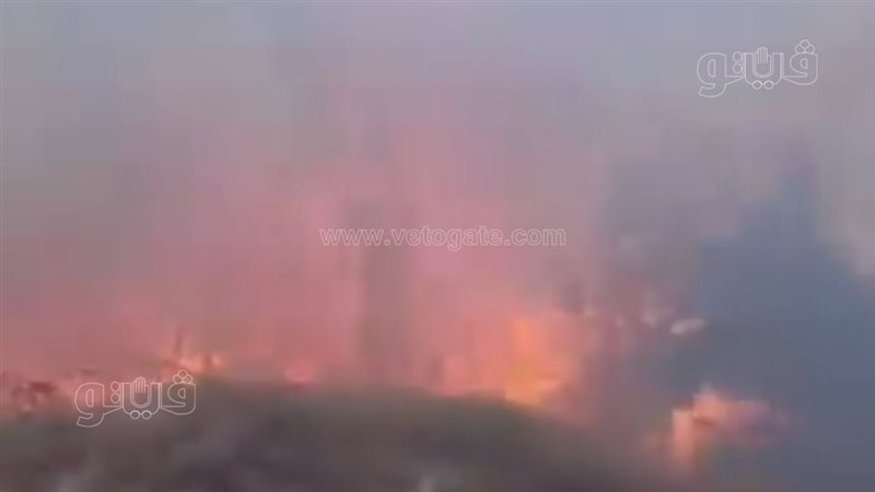 نشوب حريقين في مزارع