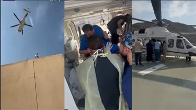  بالطيارة وبشكل عاجل، لحظة نقل حاج مصري أصيب بأزمة قلبية لإجراء عملية جراحية (فيديو)