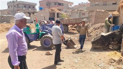 حملات مكثفة للتصدي للبناء المخالف في الدقهلية (صور)