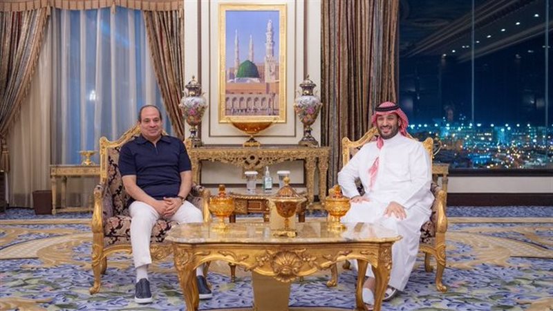 السيسي ومحمد بن سلمان،