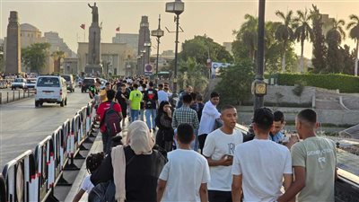 بداية من مساء اليوم، غلق جزئي لكوبري قصر النيل بسبب أعمال الصيانة