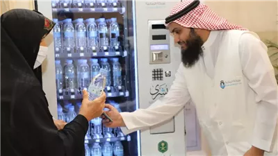  مياه زمزم المصرح باصطحابها مع الحجاج على متن الطائرة