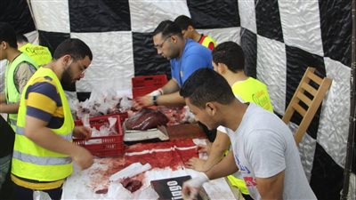 تضامن الدقهلية: توزيع لحوم 54 أضحية على الأسر الأولى بالرعاية