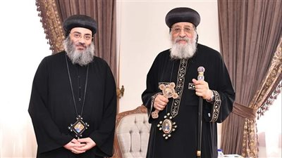 البابا تواضروس يتلقى تقريرا عن الخدمة في إيبارشية أبو قرقاص