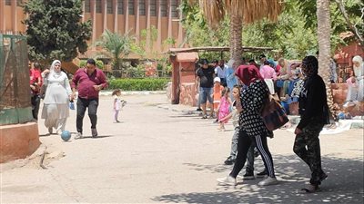 إقبال على حديقة الحيوانات بالإسكندرية في ثالث أيام عيد الأضحى 
