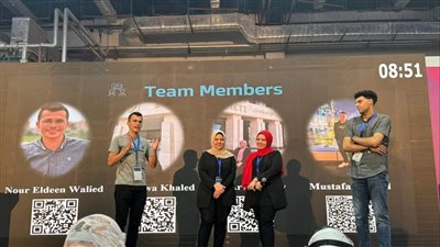 رئيس جامعة بنها يهنئ طلاب الحاسبات لتأهلهم للمرحلة النهائية فى هاكاثون 