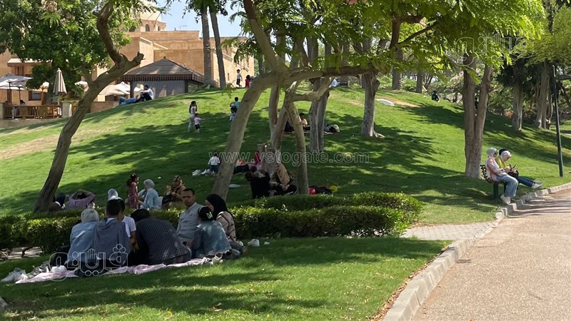 حديقة الأزهر بعيد
