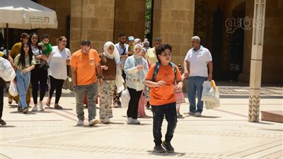 إقبال المواطنين على حديقة الأزهر في رابع أيام عيد الأضحى (صور)
