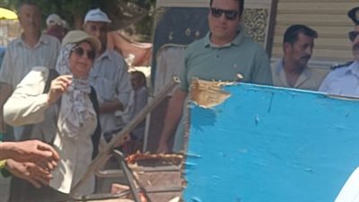 تحرير 150 محضر إشغال طريق وتنفيذ 220 إزالة فورية بشبين الكوم