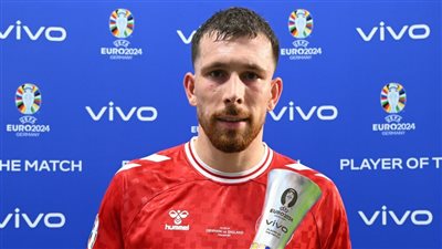 هويبيرج يحصد جائزة رجل مباراة إنجلترا والدنمارك في يورو 2024