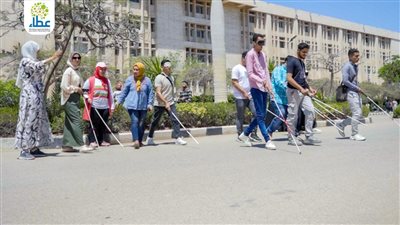 التضامن: تركيب مسارات للطلاب المكفوفين وضعاف البصر بجامعة الزقازيق