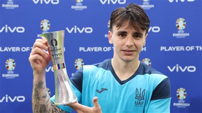شابارينكو أفضل لاعب في مباراة أوكرانيا وسلوفاكيا في يورو 2024 