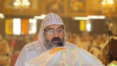 أسقف المنصورة يدشن أيقونات كنيسة السيدة العذراء بتوريل