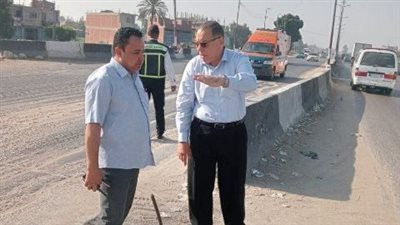  محافظ الشرقية يتفقد أعمال التجديد والتغطية لمصرف بلبيس العمومي