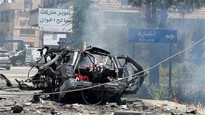 إعلام لبناني: استشهاد اثنين في استهداف مسيرة إسرائيلية لسيارة غرب لبنان (فيديو)