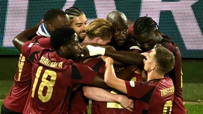 بلجيكا يفوز على أوكرانيا بثلاثية في دوري الأمم الأوروبية