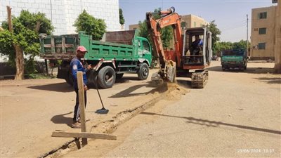 عقب انتهاء توصيل الغاز الطبيعي، ترميم 4,5 كم طرق بأحياء الخارجة 