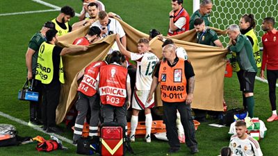 إصابة قوية تضرب منتخب المجر أمام سويسرا (صور)