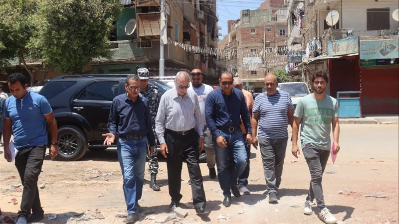 محافظ القليوبية خلال