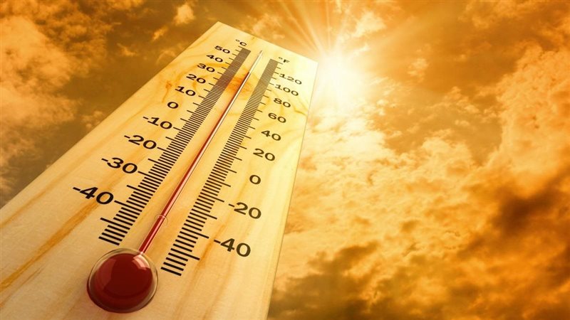 درجات الحرارة اليوم،