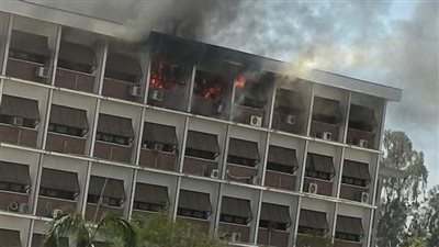 جامعة أسيوط تكشف سبب حريق وحدة كلية الطب 
