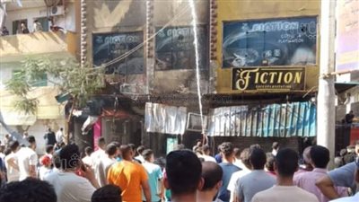 السيطرة على حريق هائل فى 3 محلات ببني سويف