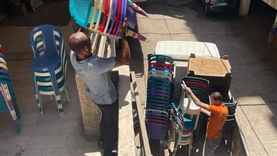 غلق سنتر للدروس الخصوصية في حي العمرانية