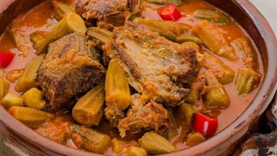 طريقة عمل البامية باللحمة، لغداء شهي ولذيذ