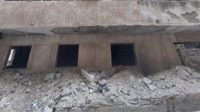 تساقط أجزاء من عقار في الإسكندرية دون إصابات