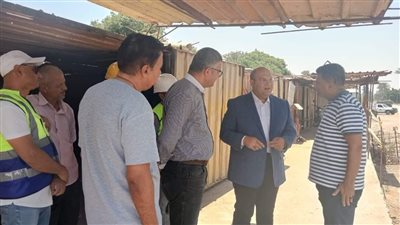 نائب محافظ الجيزة يتابع موقف تنفيذ المشروعات بأبوالنمرس (صور)