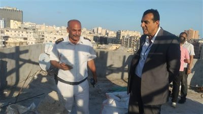 الرئيس الجديد لحي الجمرك بالإسكندرية يجري أولى جولاته التفقدية 