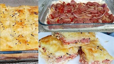 طريقة عمل الجلاش بالسوسيس، لغداء سريع التحضير