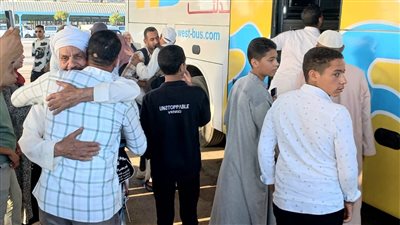 عودة الفوج الثاني من بعثة حجاج الجمعيات الأهلية بالبحيرة