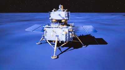 يحمل عينات صخور من القمر، عودة مسبار صيني إلى الأرض 