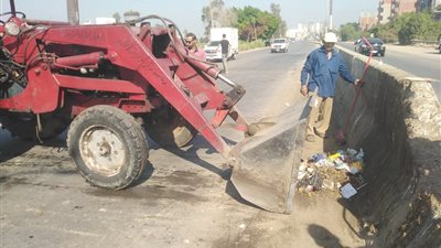  استمرار أعمال النظافة والتجميل بقرى مركز الزقازيق 