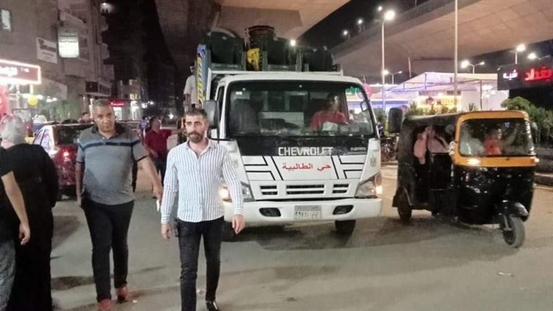 حملة إشغالات بالجيزة؛فيتو